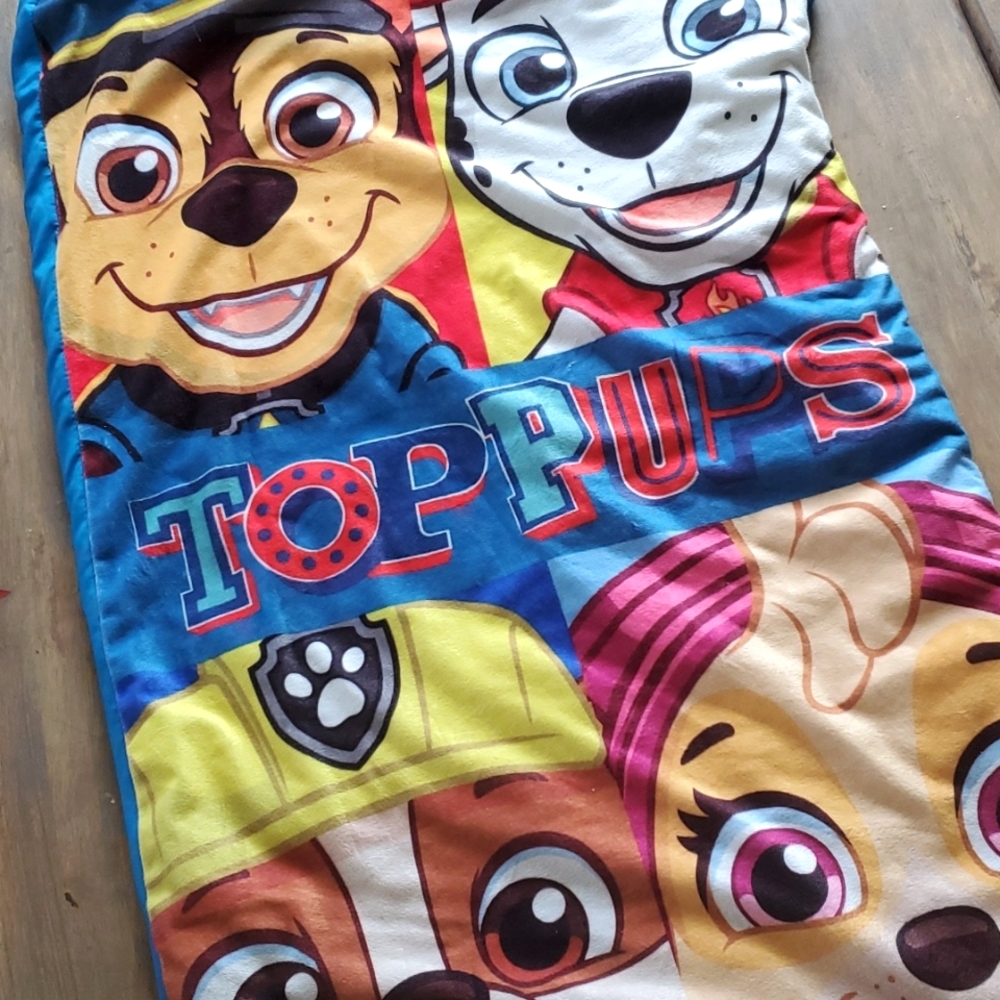 Toddler Sleeping Bag, Paw Patrol Nickelodeon, Chase Rubble Skye Marshall